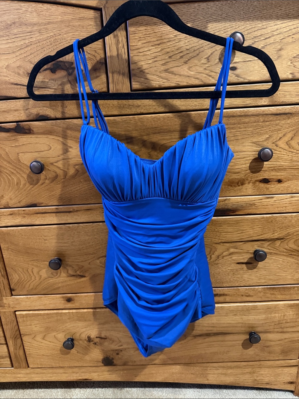 Magicsuit Cobalt Blue Ruched One-Piece Swimsuit